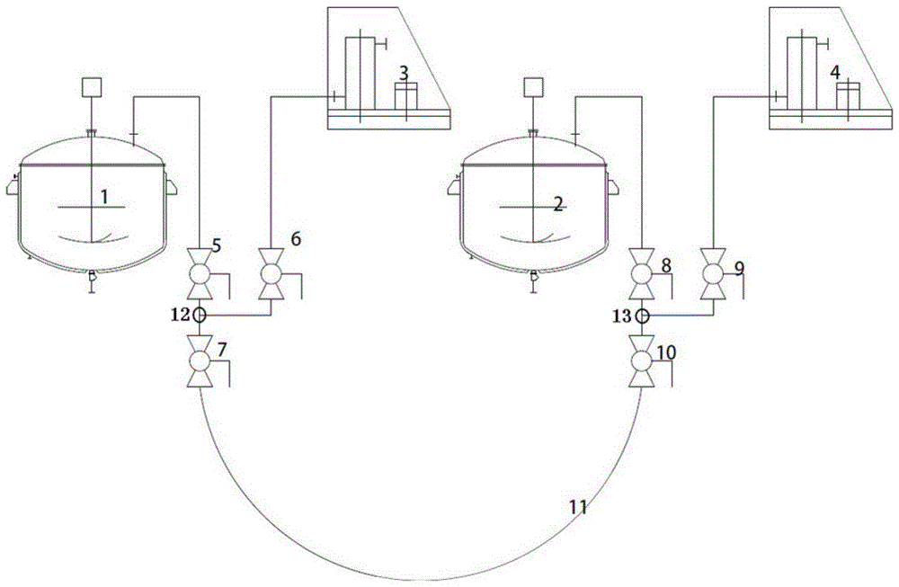 一种反应釜真空管路连接结构的制作方法