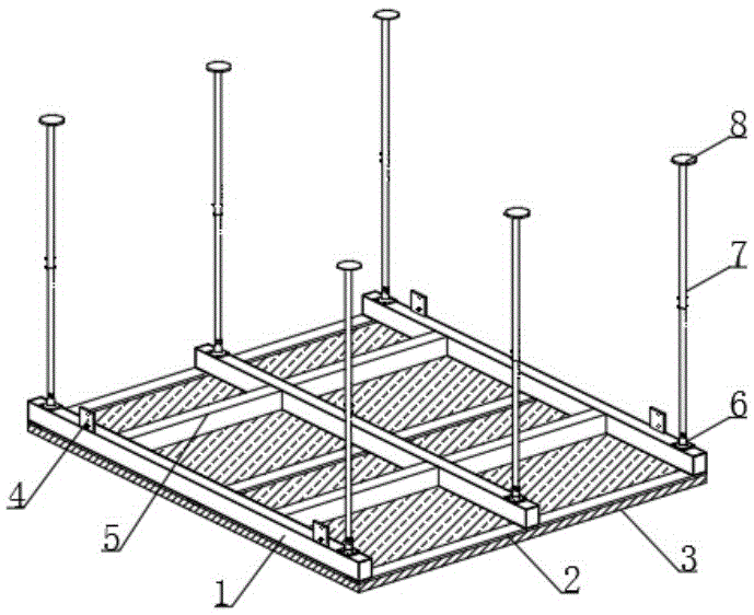 一种绿色建筑用新型吊顶结构的制作方法