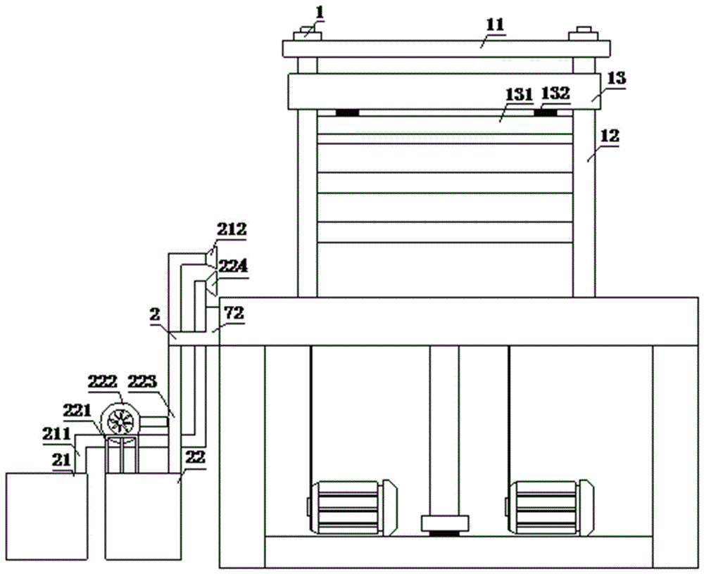 一种木料旋转放平装置的制作方法