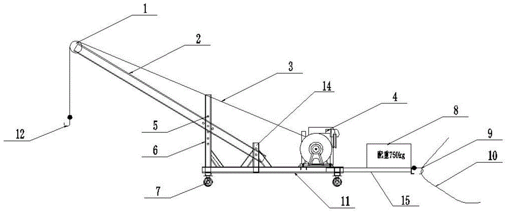 一种幕墙可移动式单元体吊装设备的制作方法