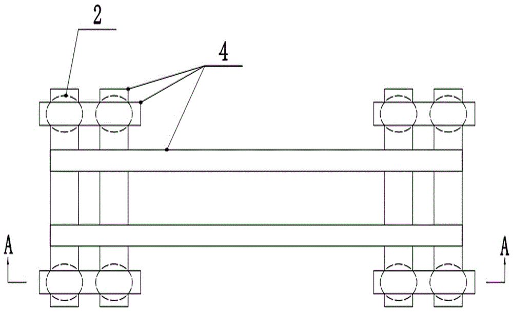 卸料平台锚环预留洞定型支架的制作方法