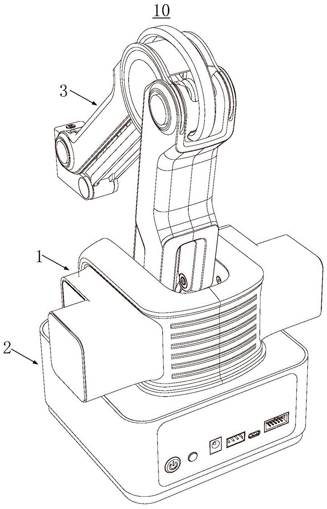 同步带轮驱动结构、机器人驱动底座及桌面级机械臂的制作方法