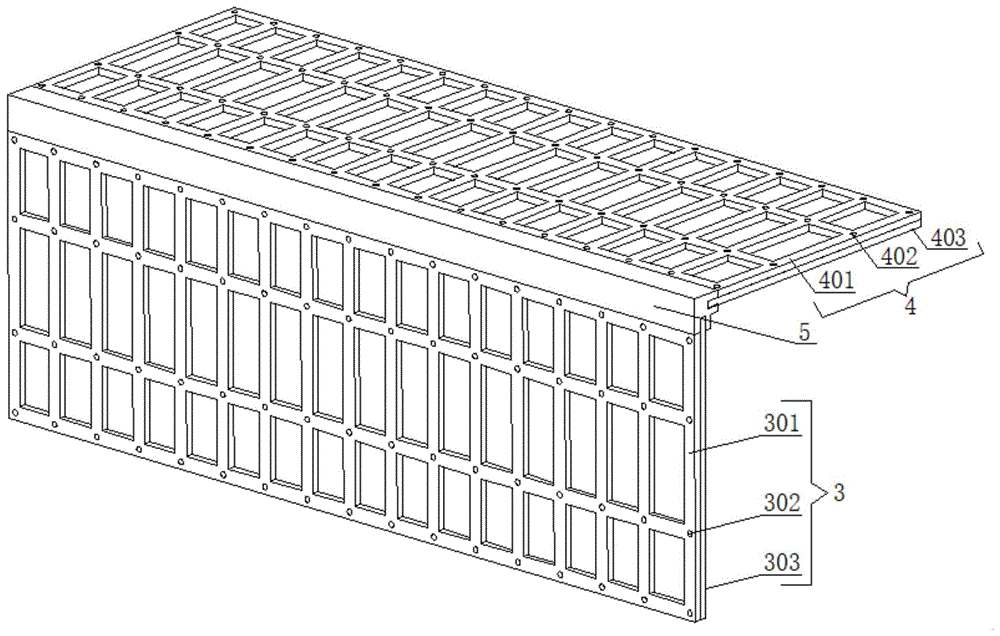 一种低噪音的建筑回廊的制作方法