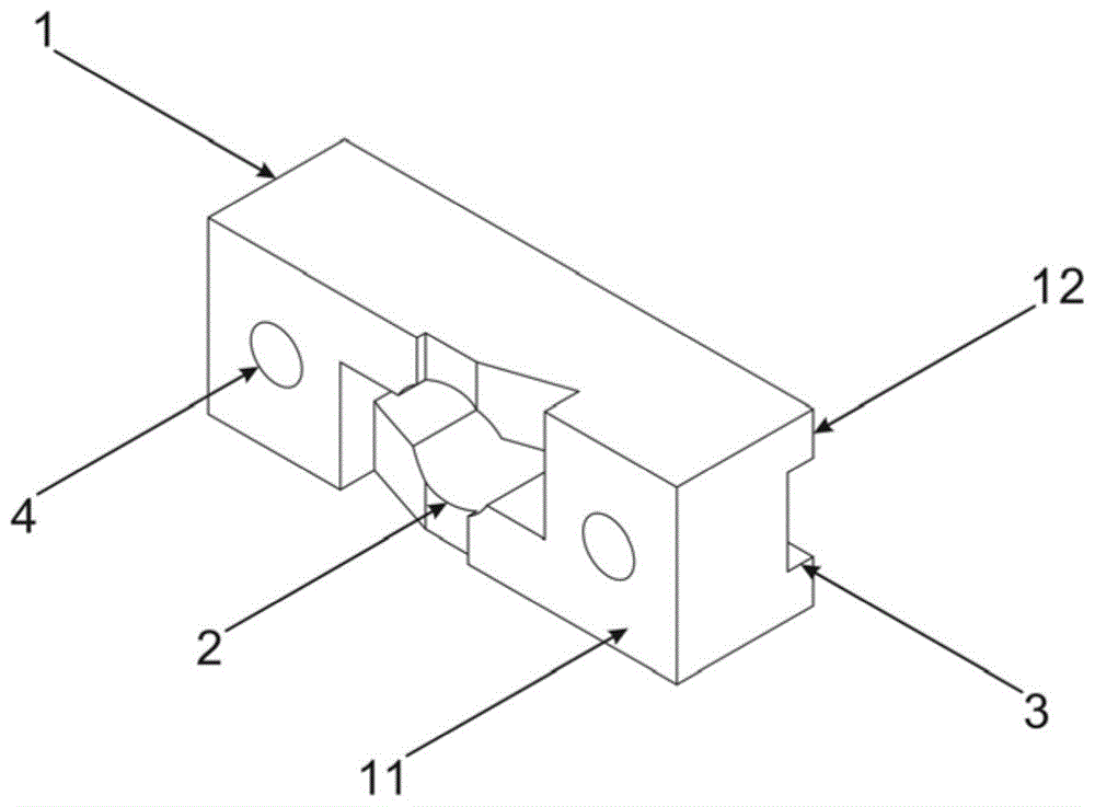 一种建筑用型材侧方连接件的制作方法