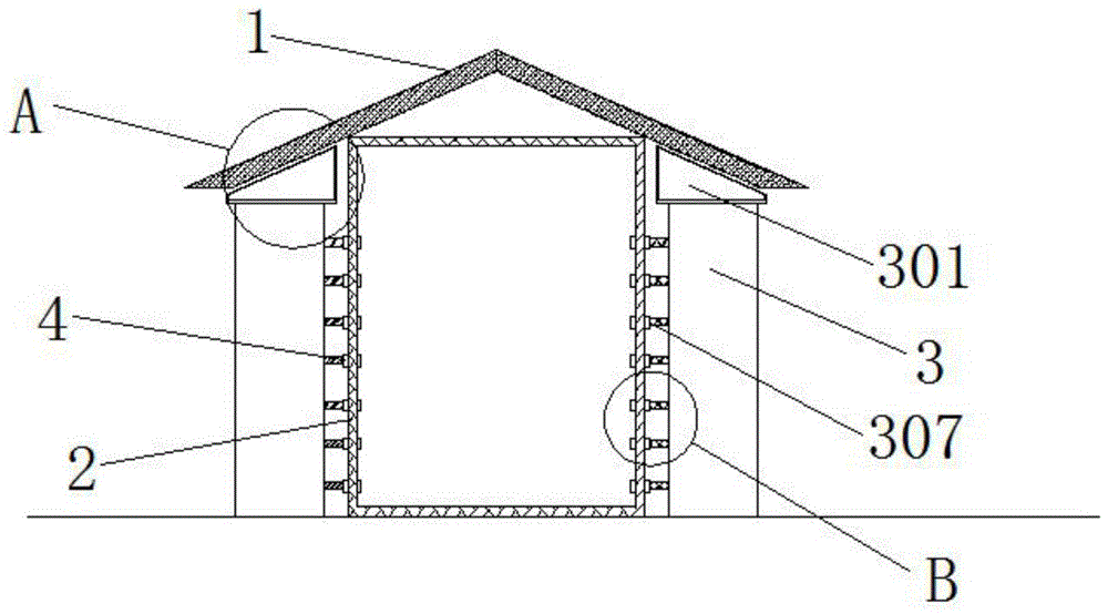 一种古建筑屋檐加固支撑结构的制作方法