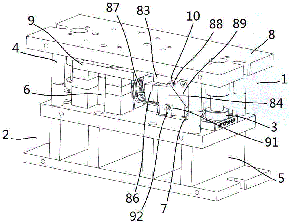 一种汽车零件冲孔和打字模具的制作方法