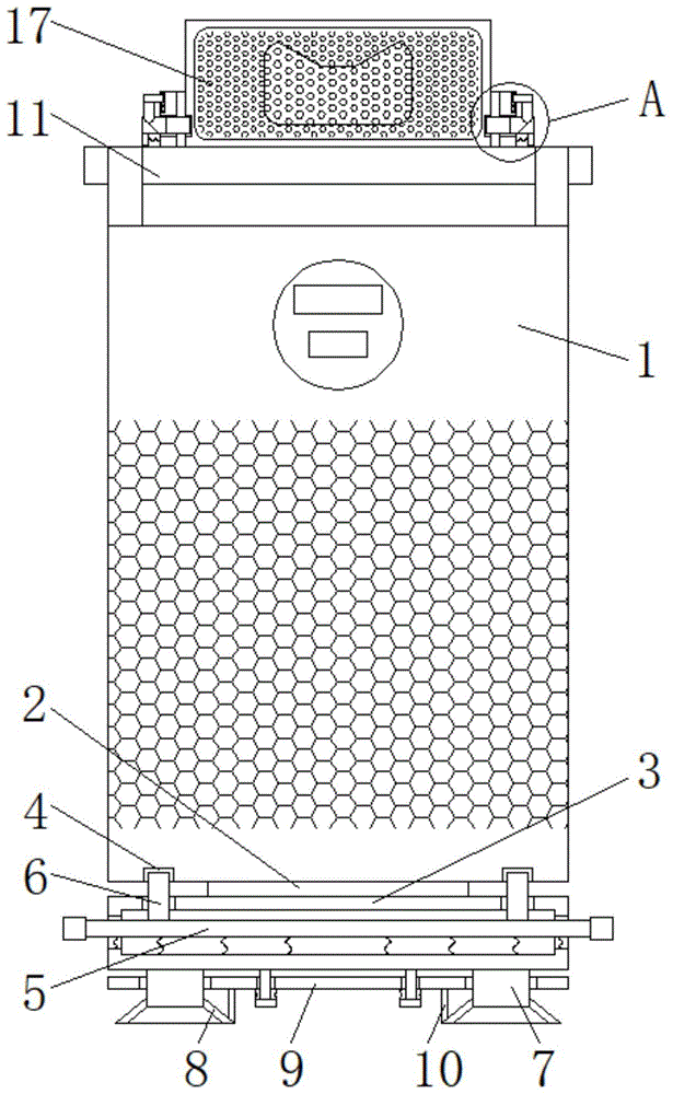 一种具备旋转结构的空气净化智能音箱的制作方法