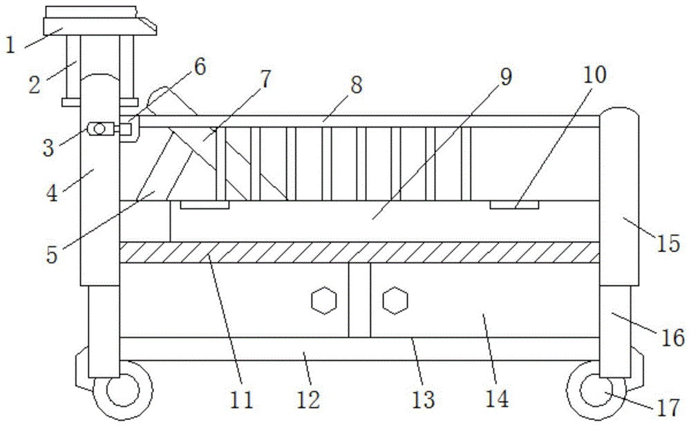 一种带有语音提示功能的病床的制作方法