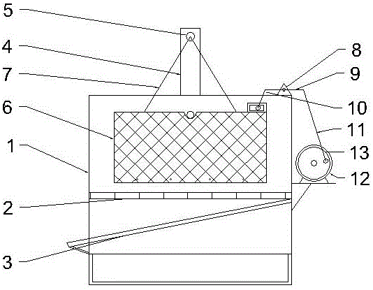 芦笋清洗脱水装置的制作方法