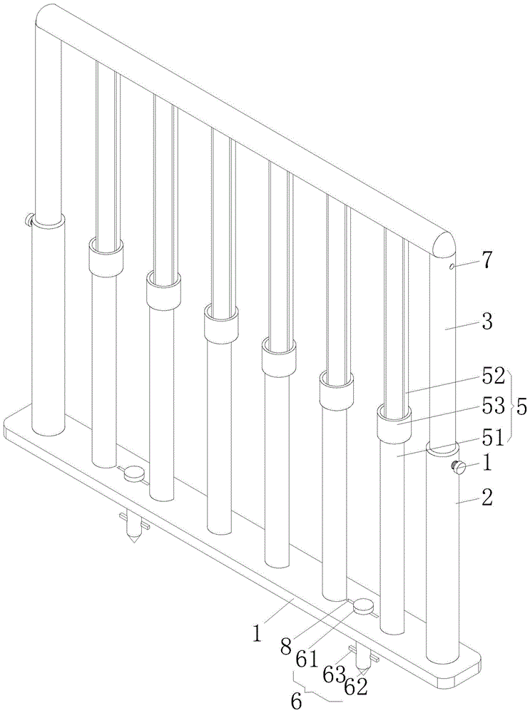 一种建筑施工用安全护栏的制作方法