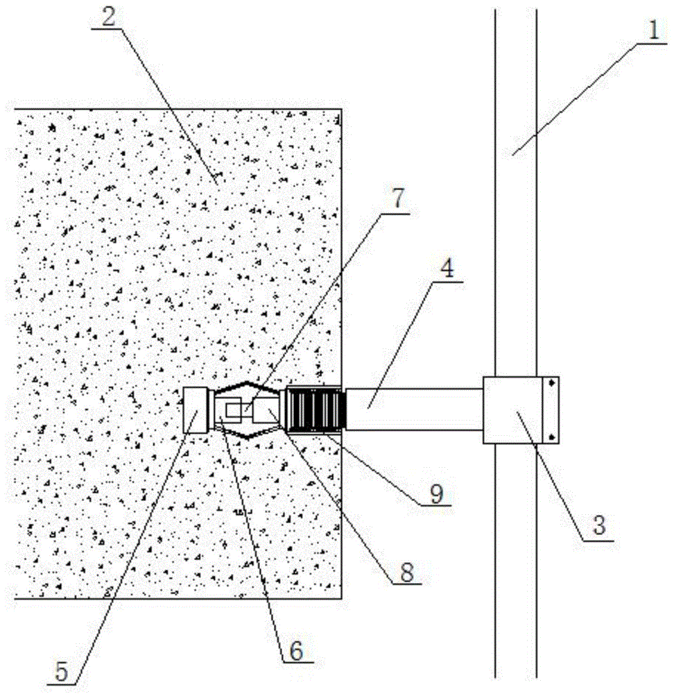 一种建筑脚手架连墙构件的制作方法