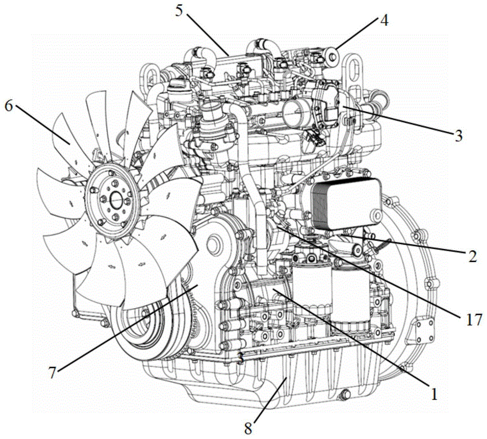 四缸柴油发动机的制作方法