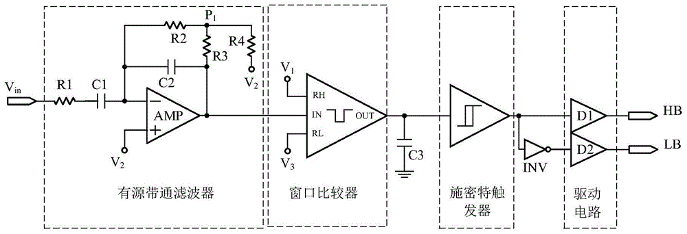 采用窗口比较器的音频信号检测电路的制作方法