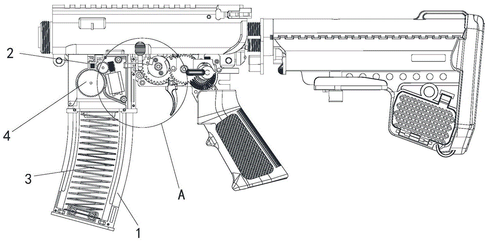 一种玩具水弹枪的弹夹的制作方法
