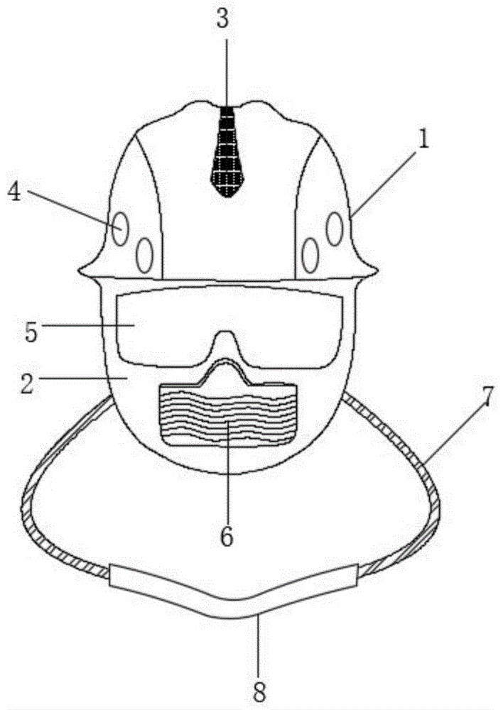 一种化工用防护面具的制作方法