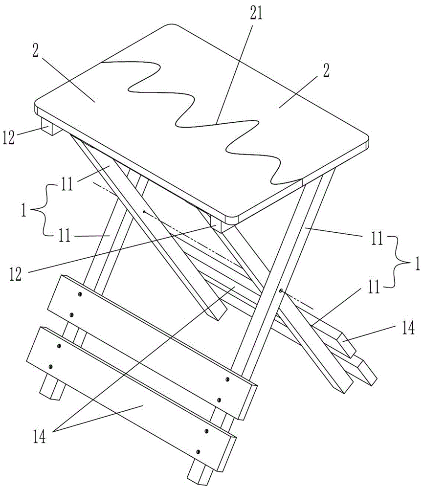 一种结构稳定的折叠凳的制作方法