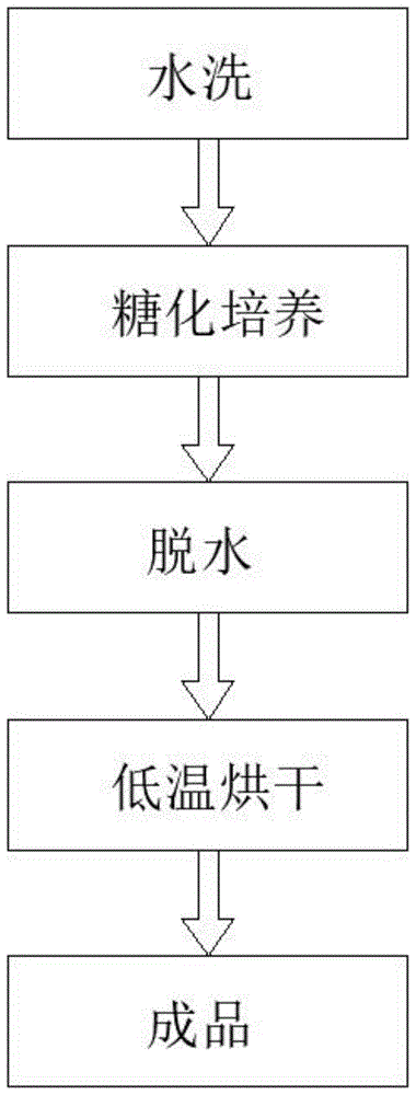 金蝉花水洗低温烘干工艺的制作方法