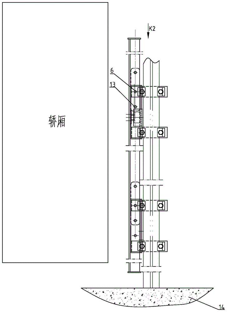 一种家用电梯底坑检修安全防护装置的制作方法