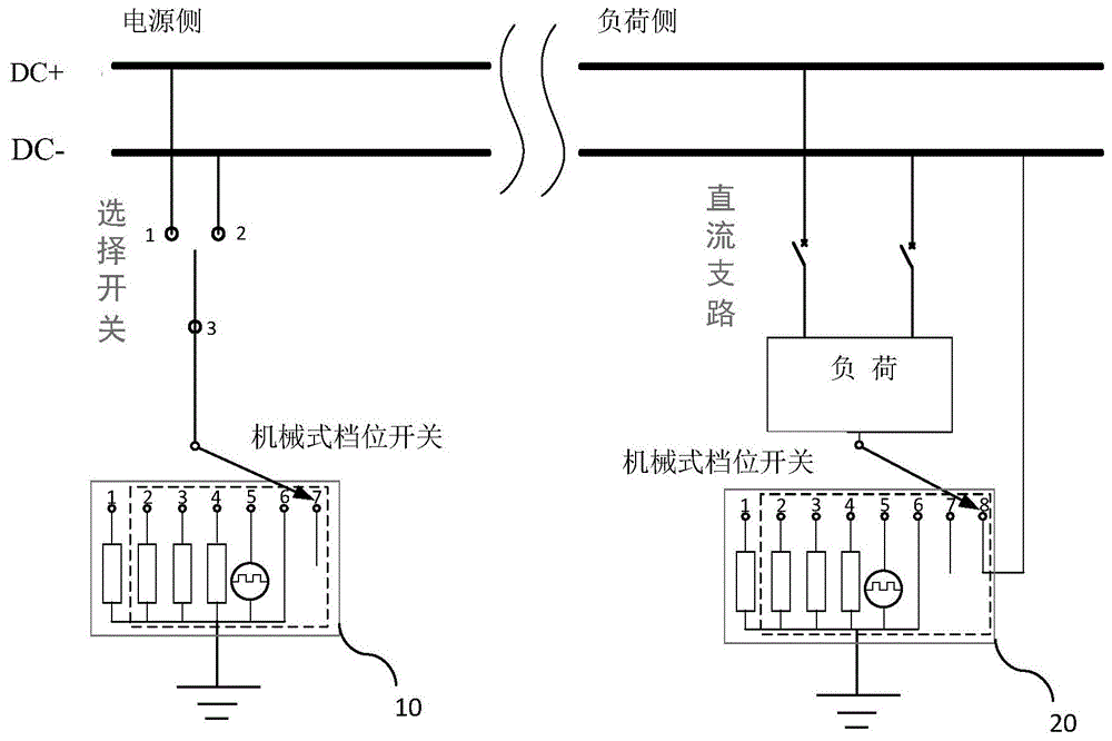 可切换接地方式的直流系统的制作方法