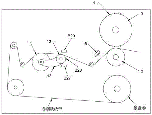 一种ZJ17D卷烟机烟支点火端在线纵向打孔装置的制作方法