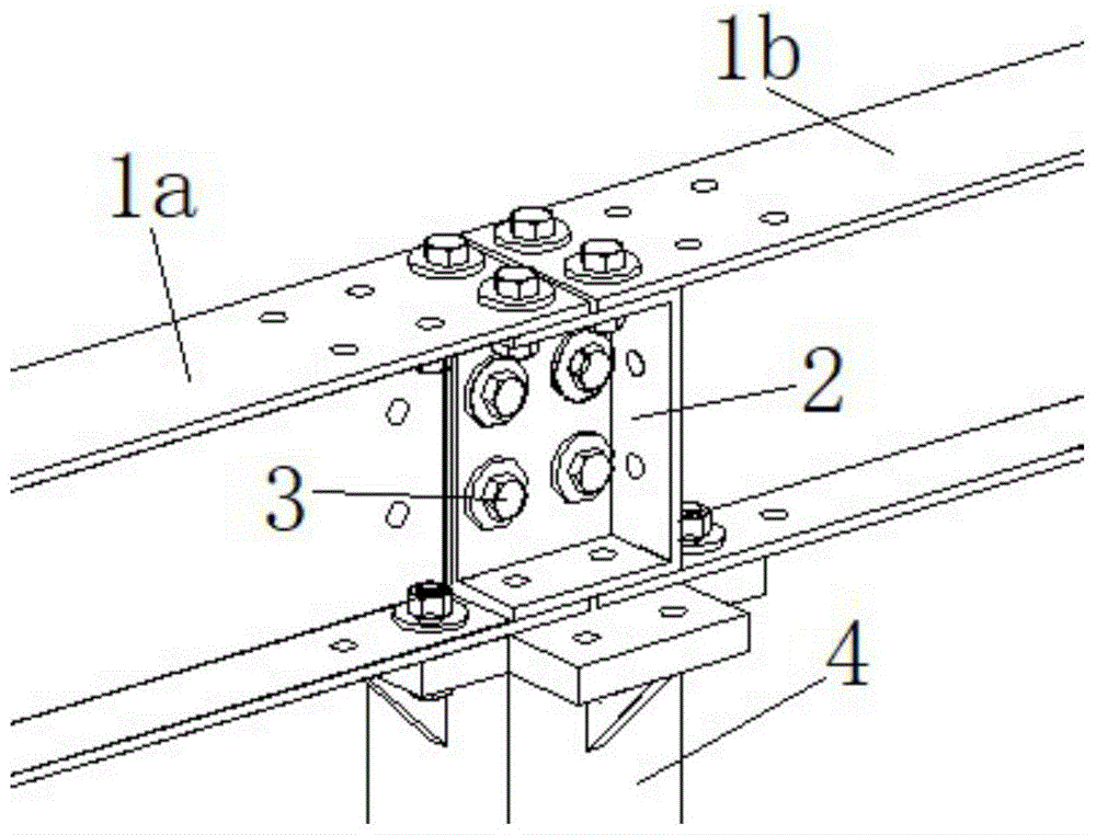 一种钢梁直线型节点梁柱连接结构的制作方法