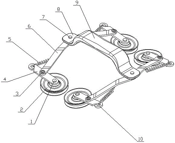 轨道检测车辅助固定器的制作方法