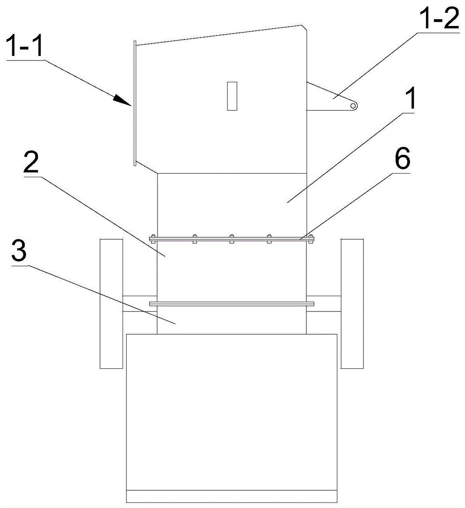 一种可切换进料口朝向的破碎机的制作方法