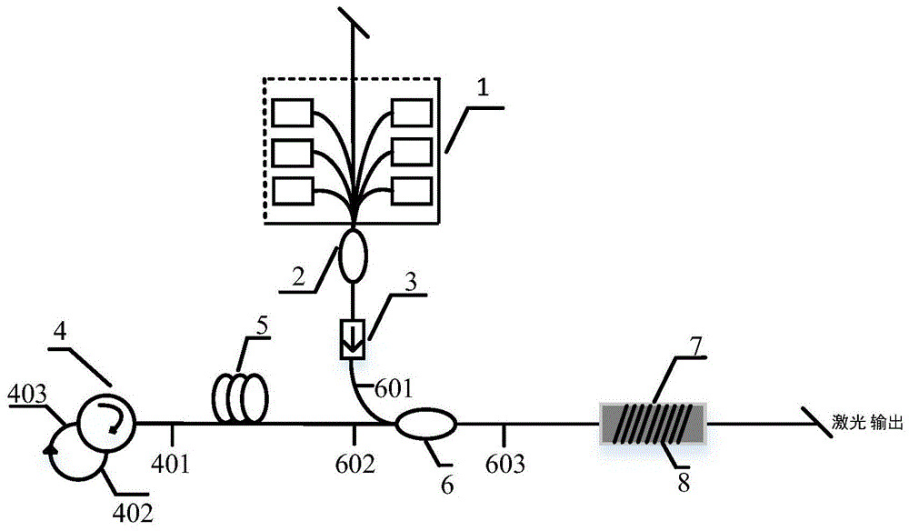 一种基于倾斜光纤光栅的2um波段随机光纤激光器的制作方法