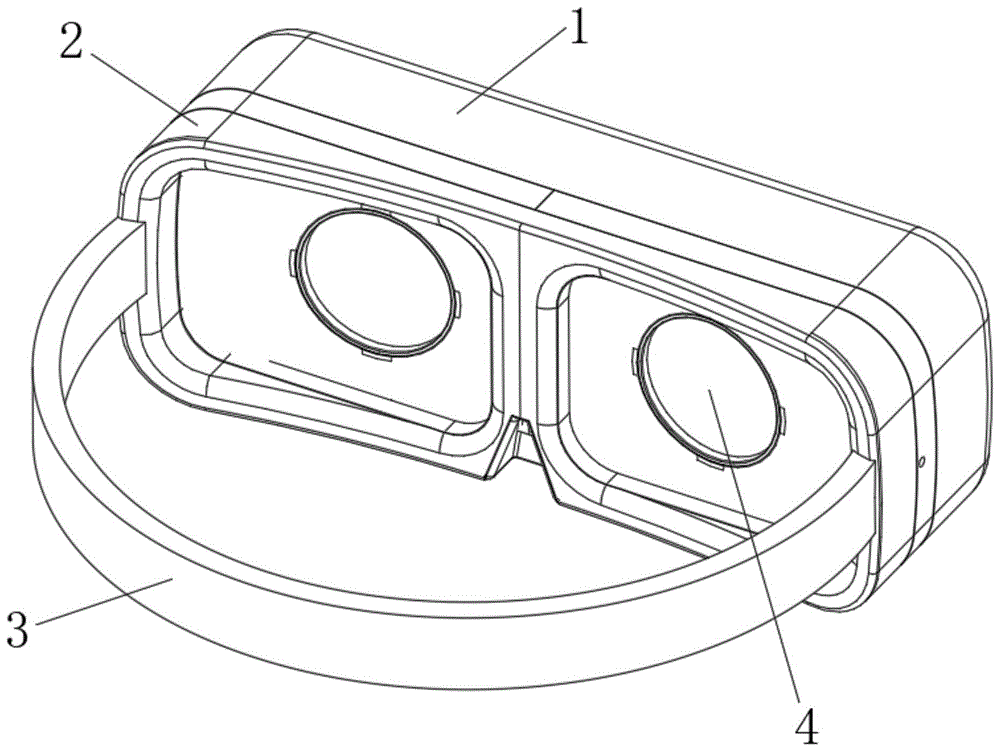 一种可调节防水雾VR眼镜的制作方法