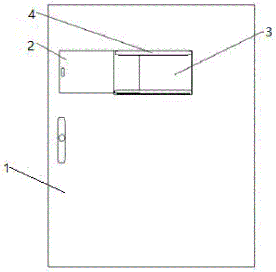 一种电表箱盖和电表箱的制作方法
