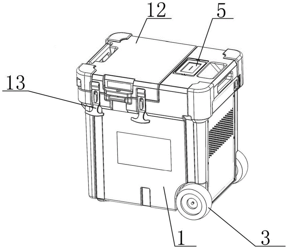 一种车载斯特林滚塑制冷箱的制作方法