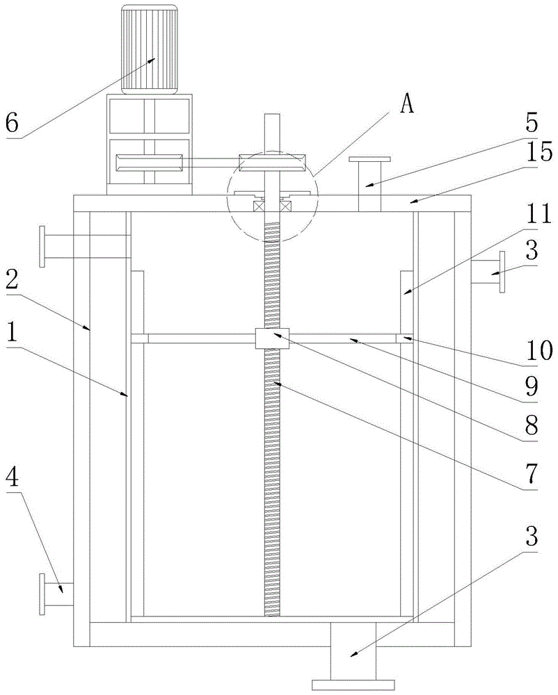 一种具有补充装置的木板胶储存罐的制作方法