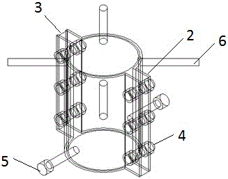 手动式螺杆启闭机的组合式限位装置的制作方法