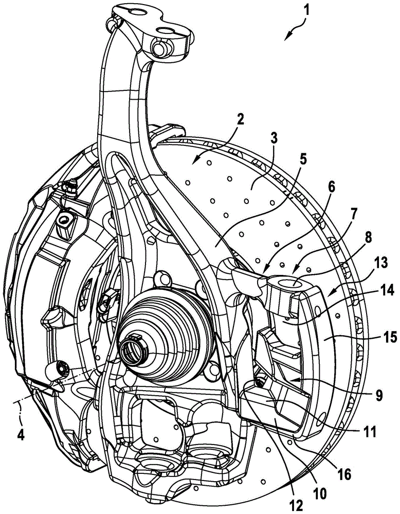 用于机动车的轮毂托架设备的制作方法