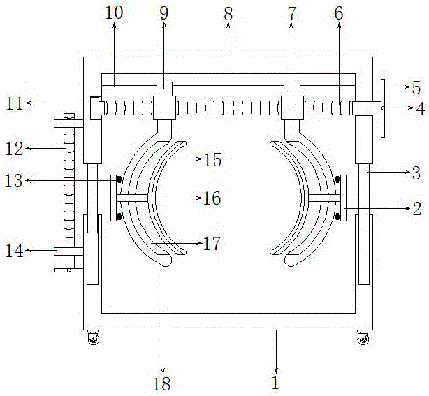 一种宠物狗体检用固定装置的制作方法