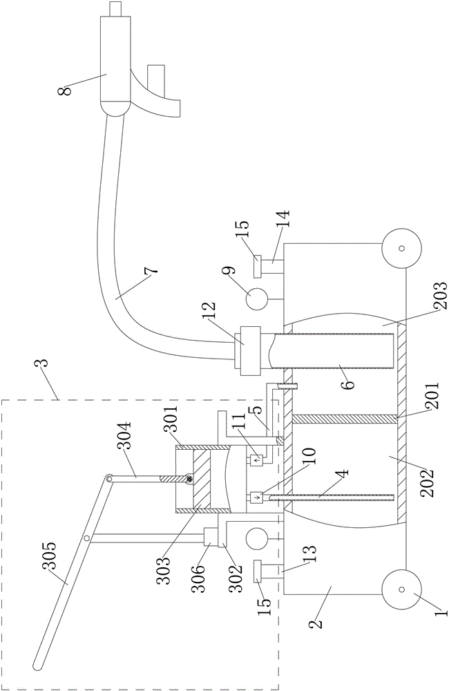 便携式矿用巷道支柱加压装置的制作方法