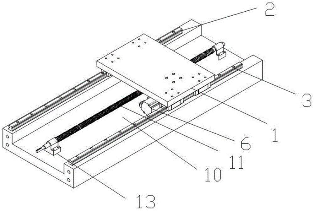 一种螺母驱动型直线定位平台的制作方法