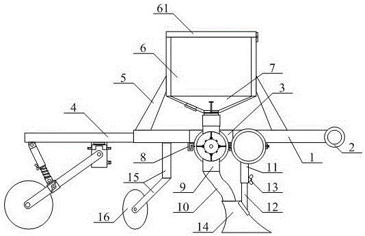 一种多功能的农业机械均匀施肥装置的制作方法