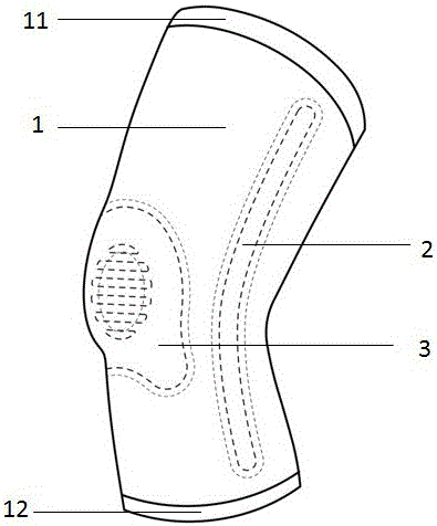 一种运动护膝的制作方法