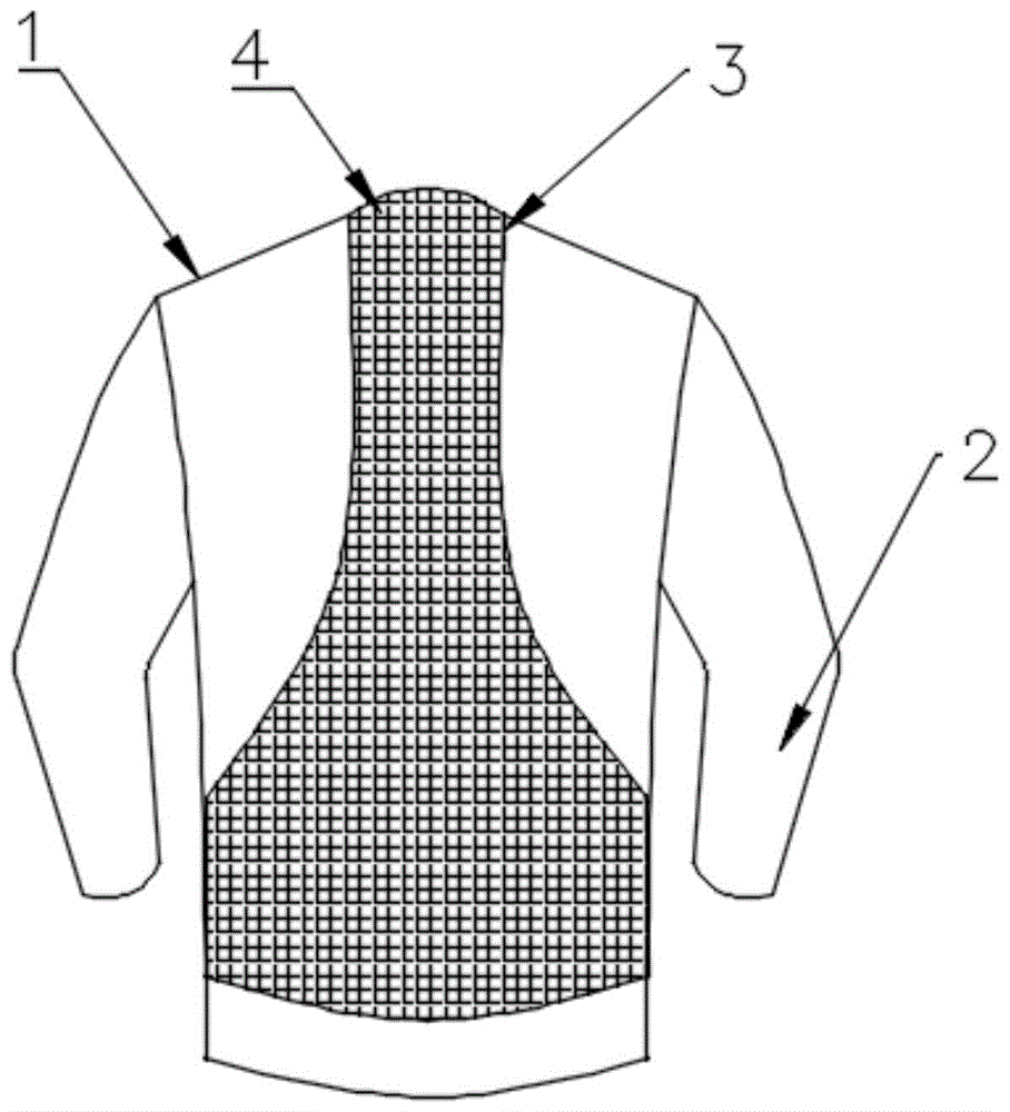 空调服透气打底衫的制作方法