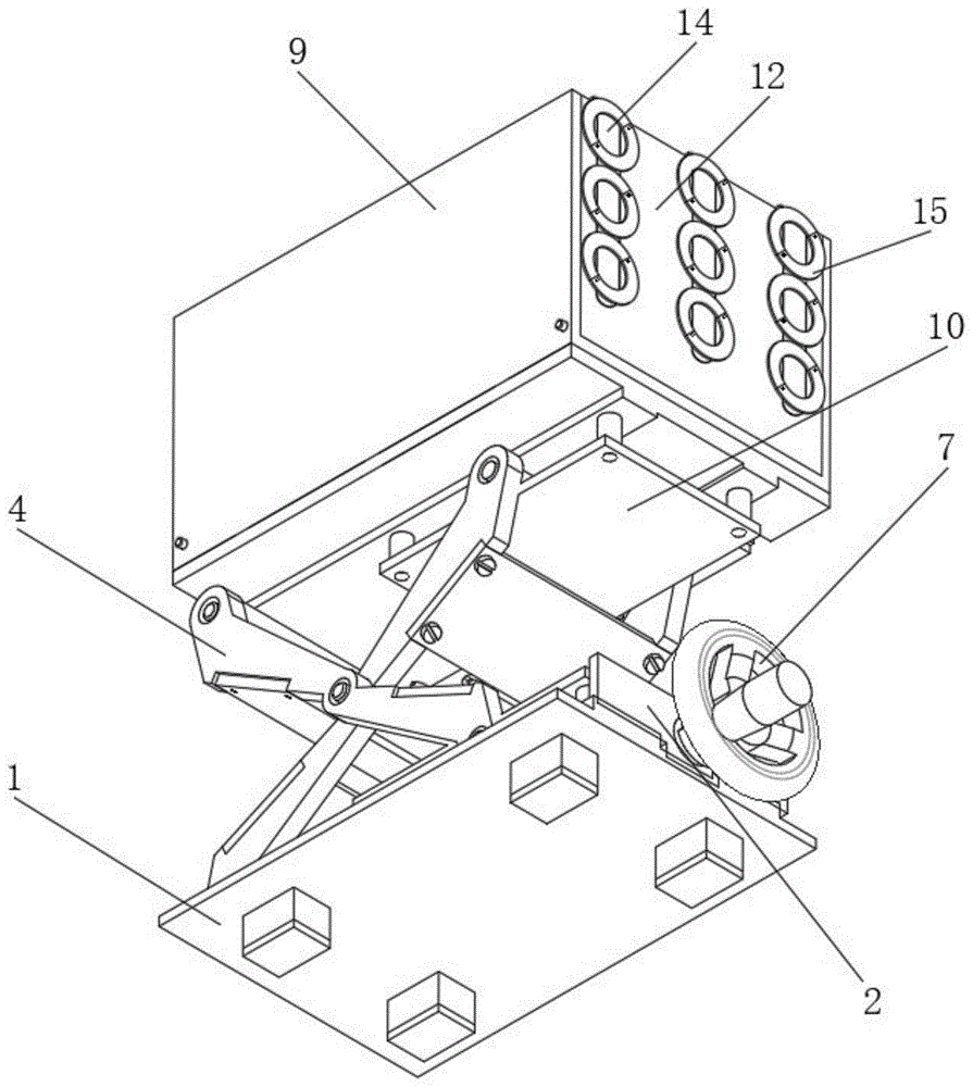 一种建筑施工用物料升降平台的制作方法