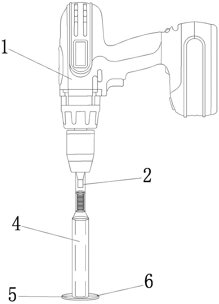 一种电动后扩底机械锚栓敲击装置及其使用方法与流程