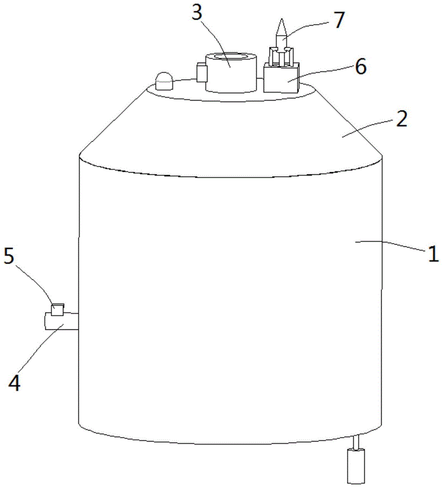 安全性能强的废油加工用成品油罐的制作方法