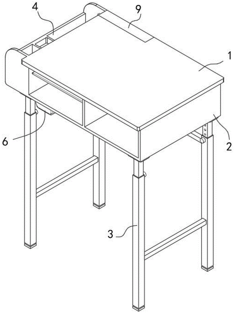 一种多功能课桌的制作方法