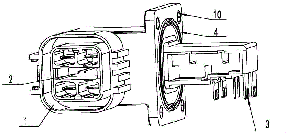 一种具有屏蔽功能的弯式插座连接器及其装配方法与流程