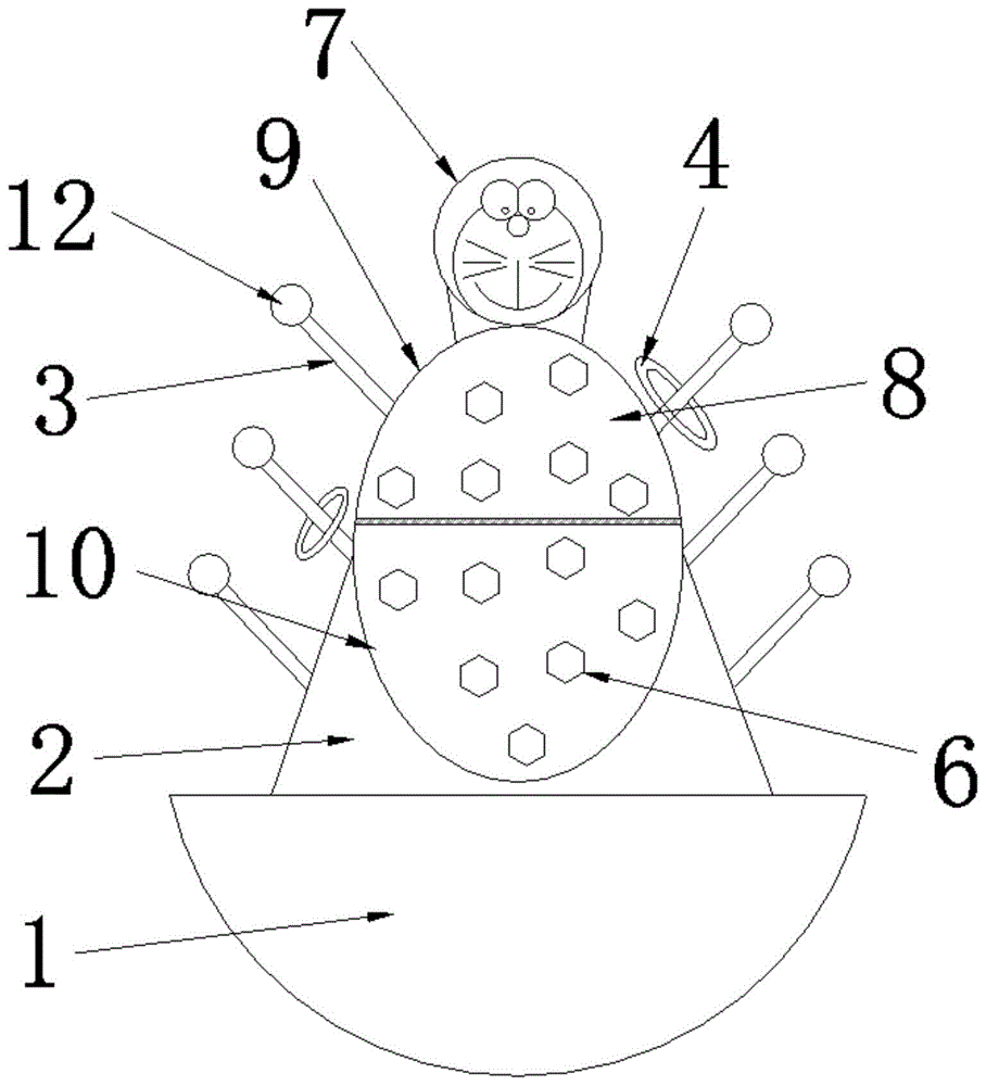 儿童套圈玩具的制作方法