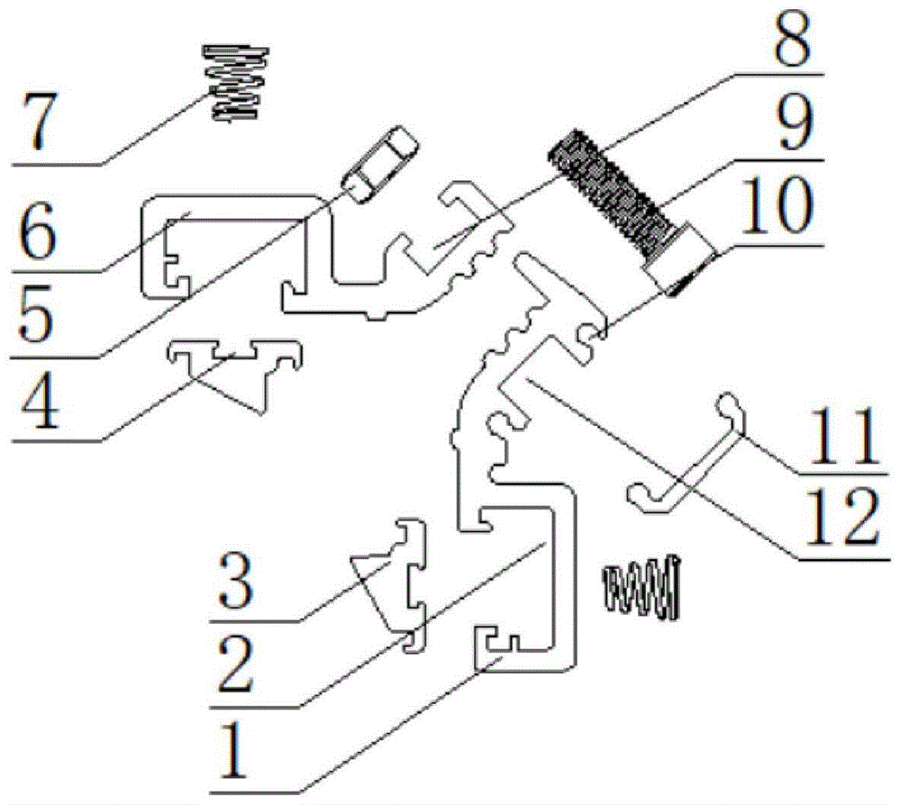 一种新型内勾角码的制作方法