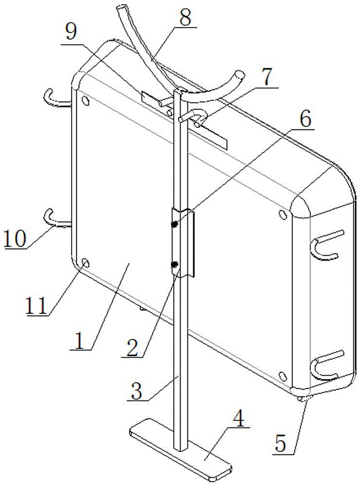 一种不锈钢轻便式兽用工作台的制作方法