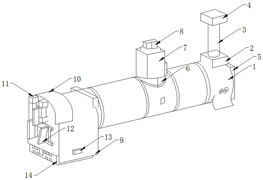 一种锅炉炉壁燃烧器观测管组件的制作方法
