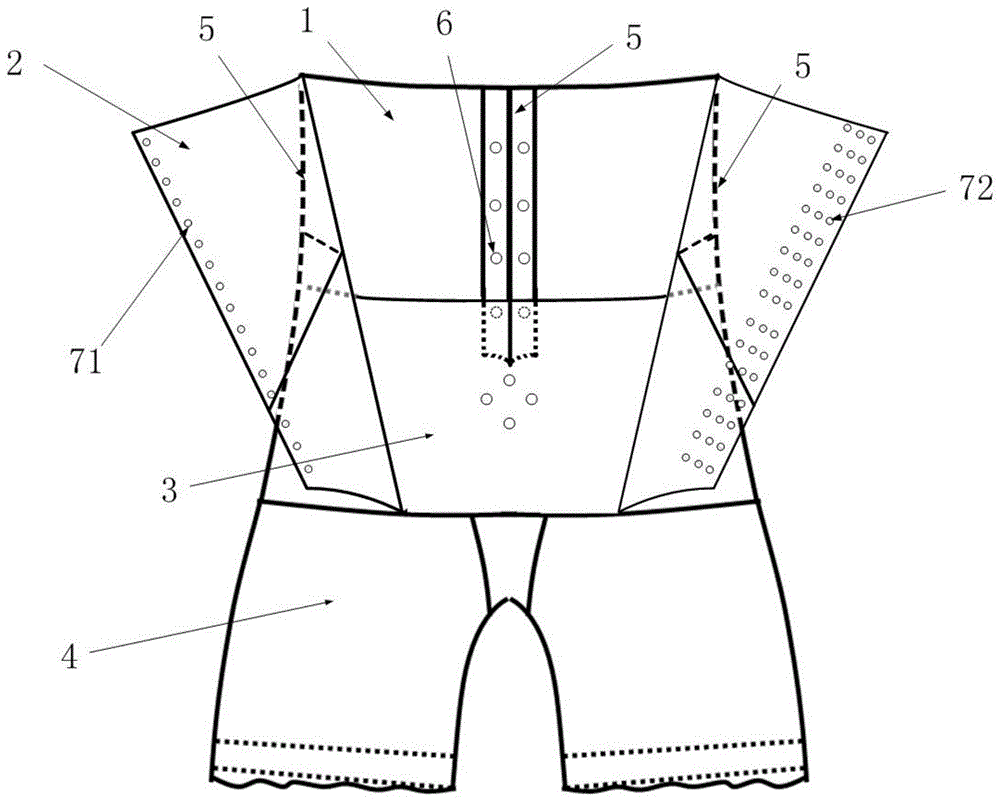 一种矫形收腹提臀合胯中裤的制作方法